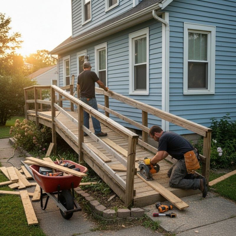 Accessible Ramp Construction in Conroe, TX