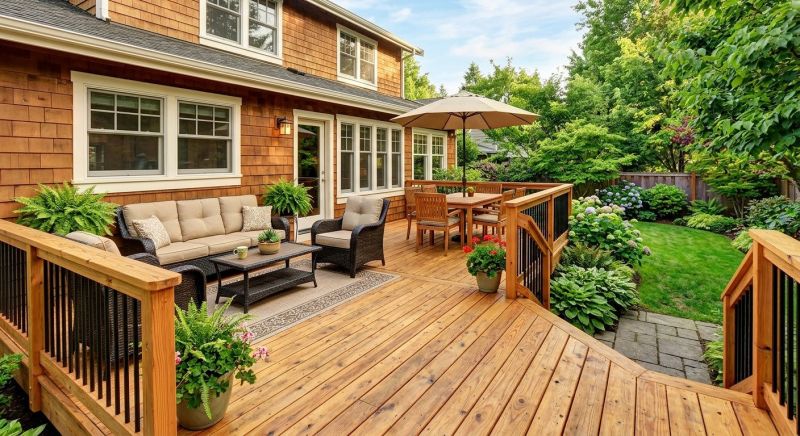 Cedar Deck Installation in Boston, MA