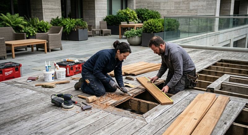 Deck Floor Replacement in Redmond, WA