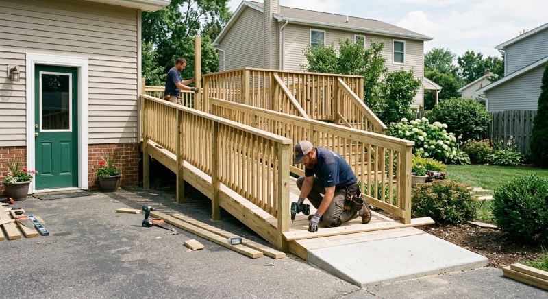 Deck Ramp Construction in Conroe, TX