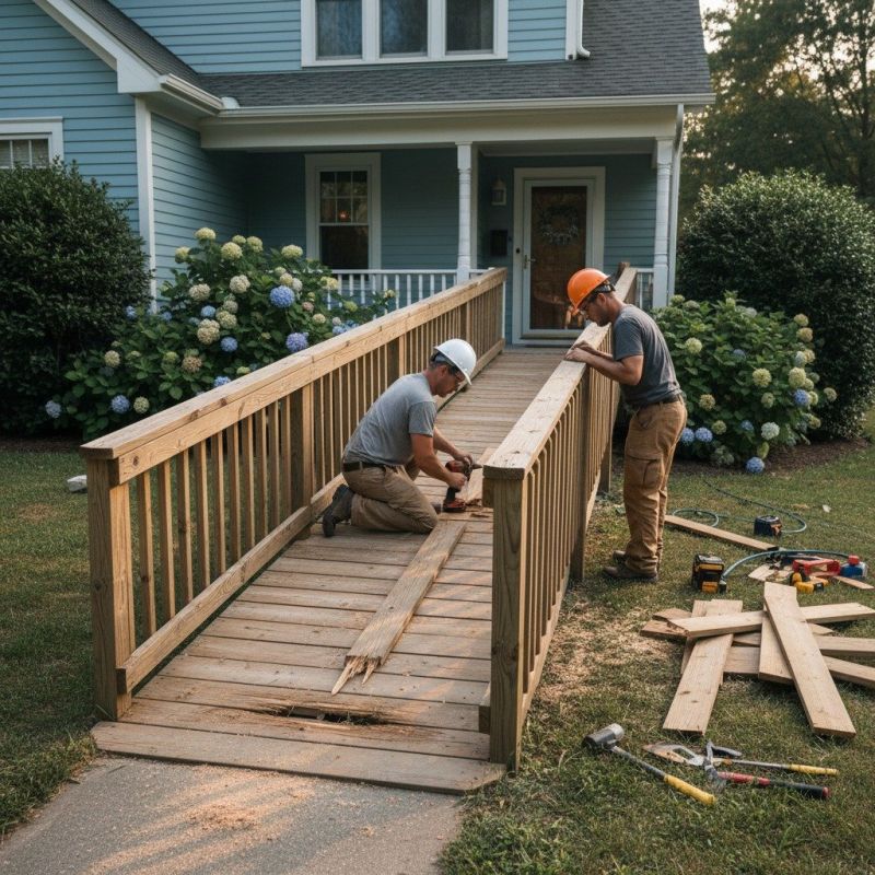 Handicap Ramp Construction in Kansas City, KS