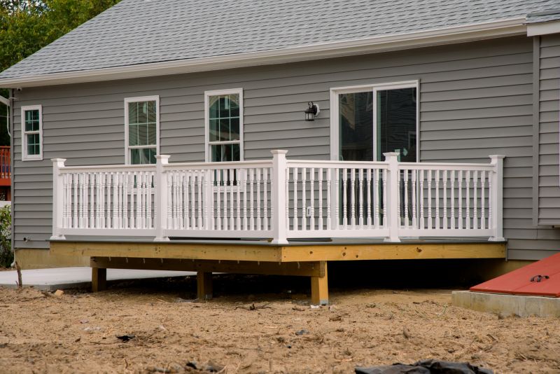Redwood Deck Installation in Worcester, MA