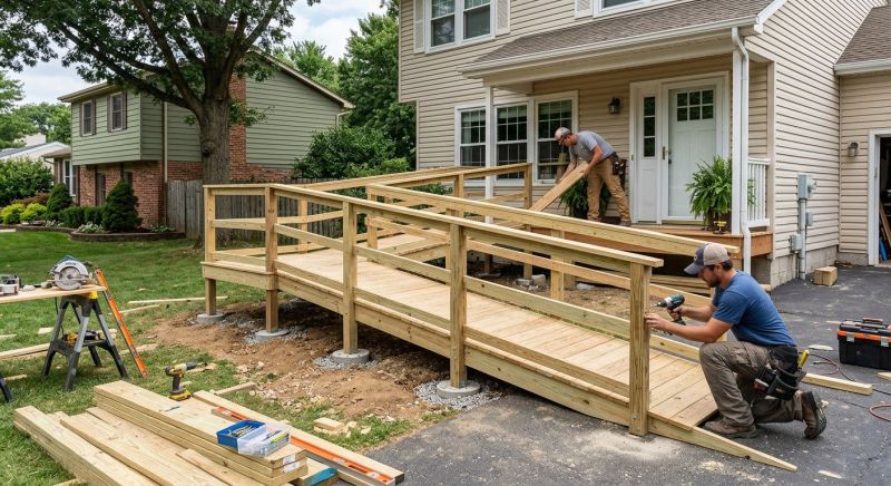 Wood Ramp Construction in Wilmington, NC